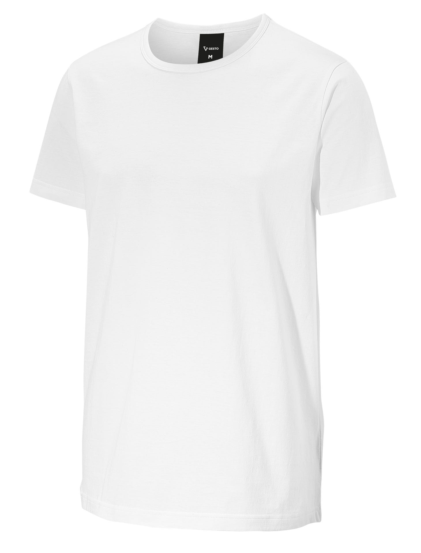 BASIC T-SKJORTE HERRE HVIT