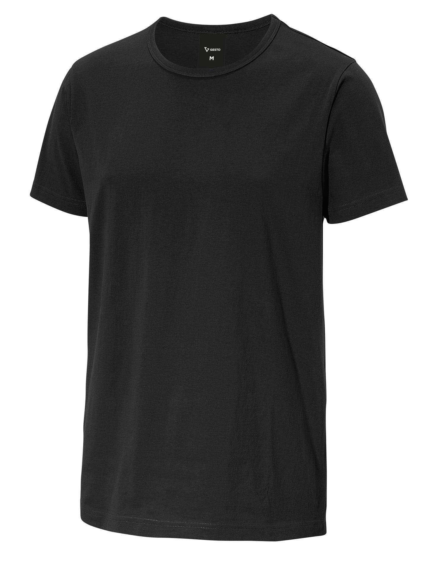 BASIC T-SKJORTE HERRE SVART